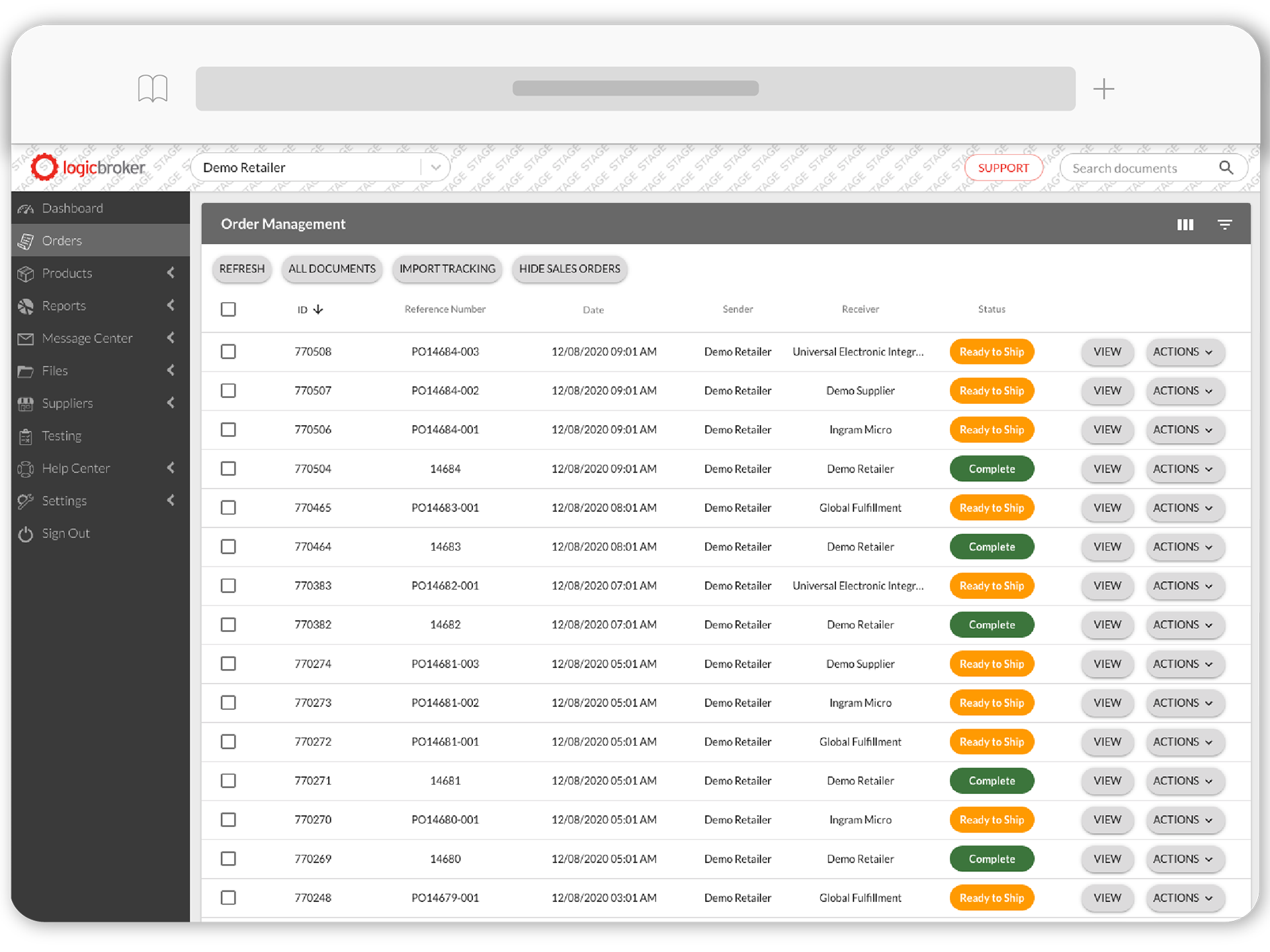 The intuitive, user-friendly Logicbroker portal