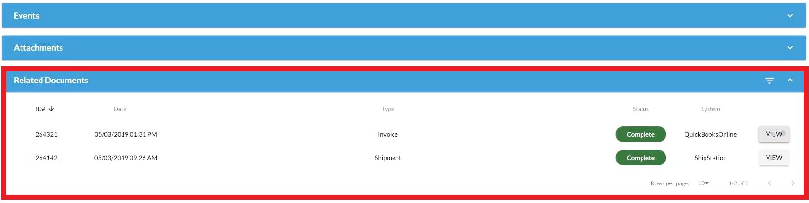 QuickBooks Invoices and ShipStation Orders in the Logicbroker portal