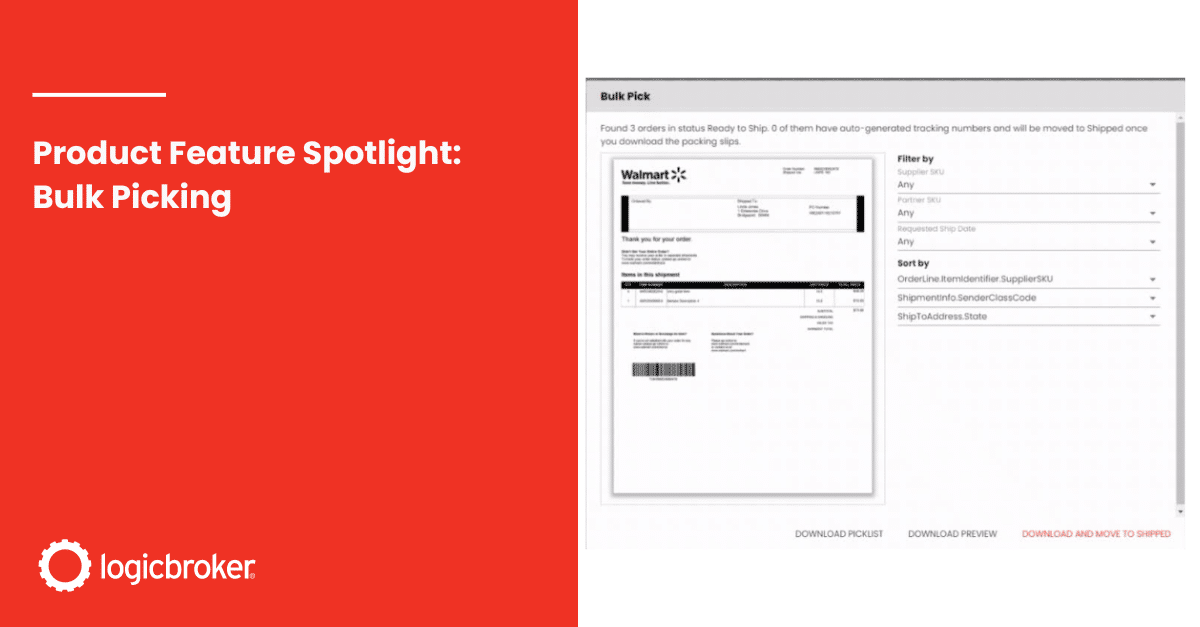 Product Feature Spotlight: Bulk Picking
